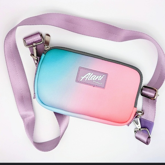 Handbags - ALANI NU CROSSBODY TRAVEL BAG RAINBOW TYE DYE PINK BLUE SIZE SMALL